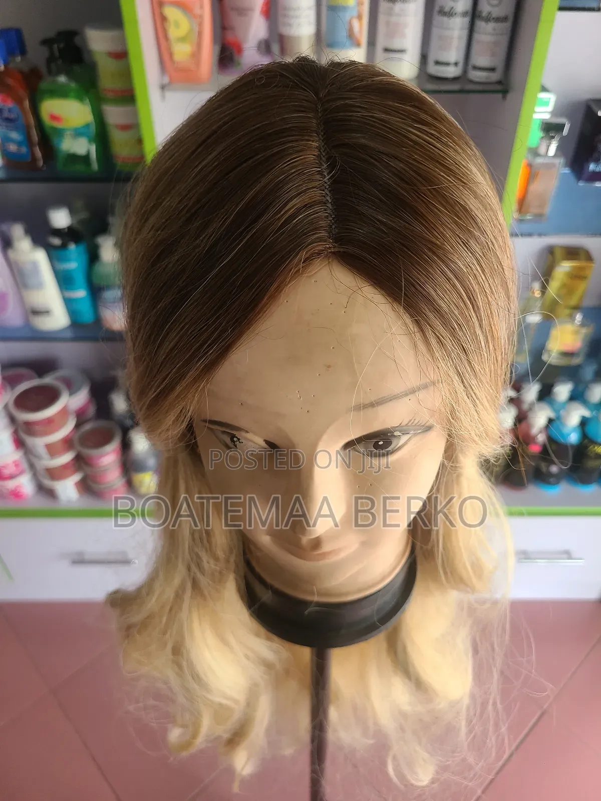 Super Blonde Curled Ends Wig