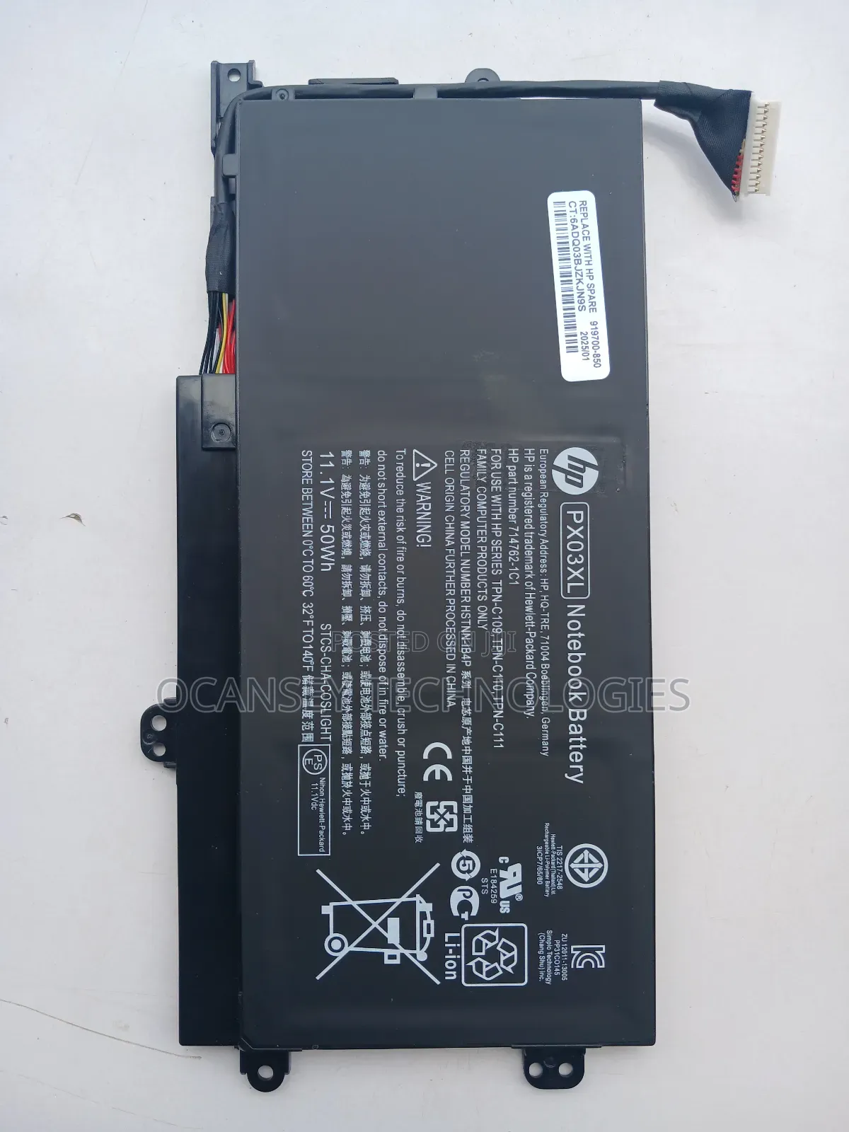 Original Hp Px03xl Battery for Envy 14 Ultrabook, Envy M6
