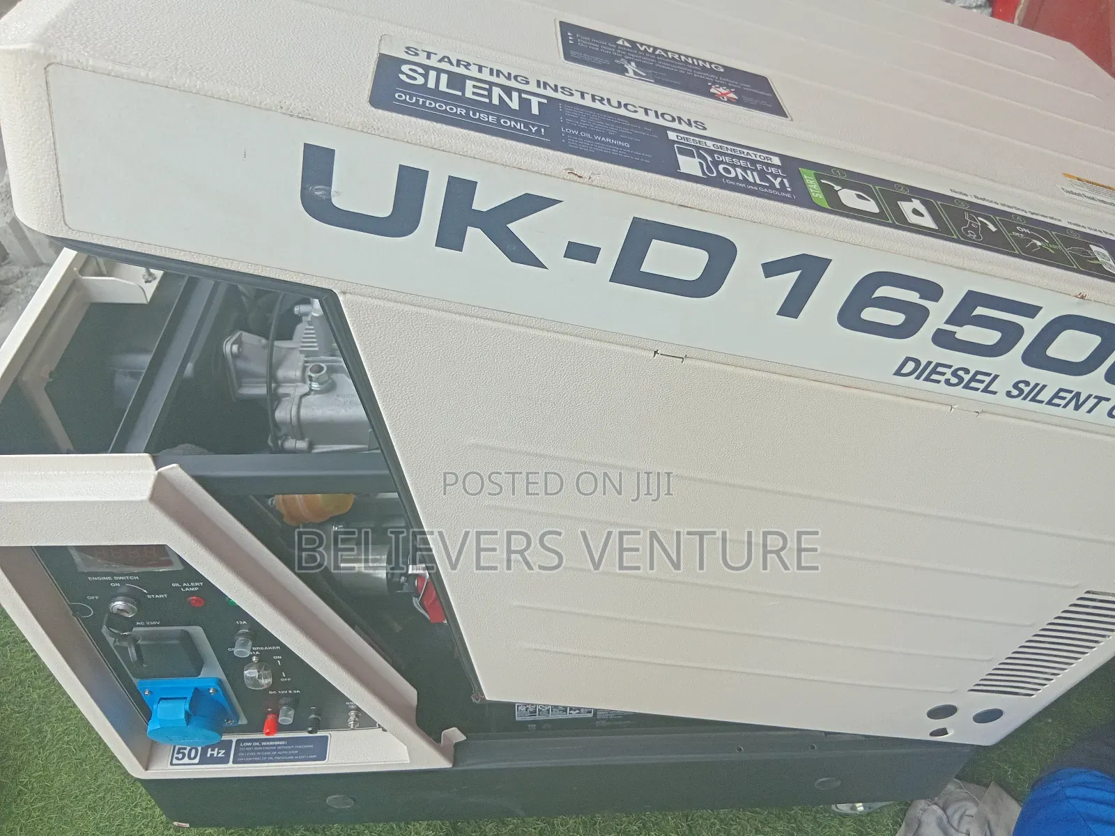 Combative 15kva Uk Model Generator 16500w Machine Set