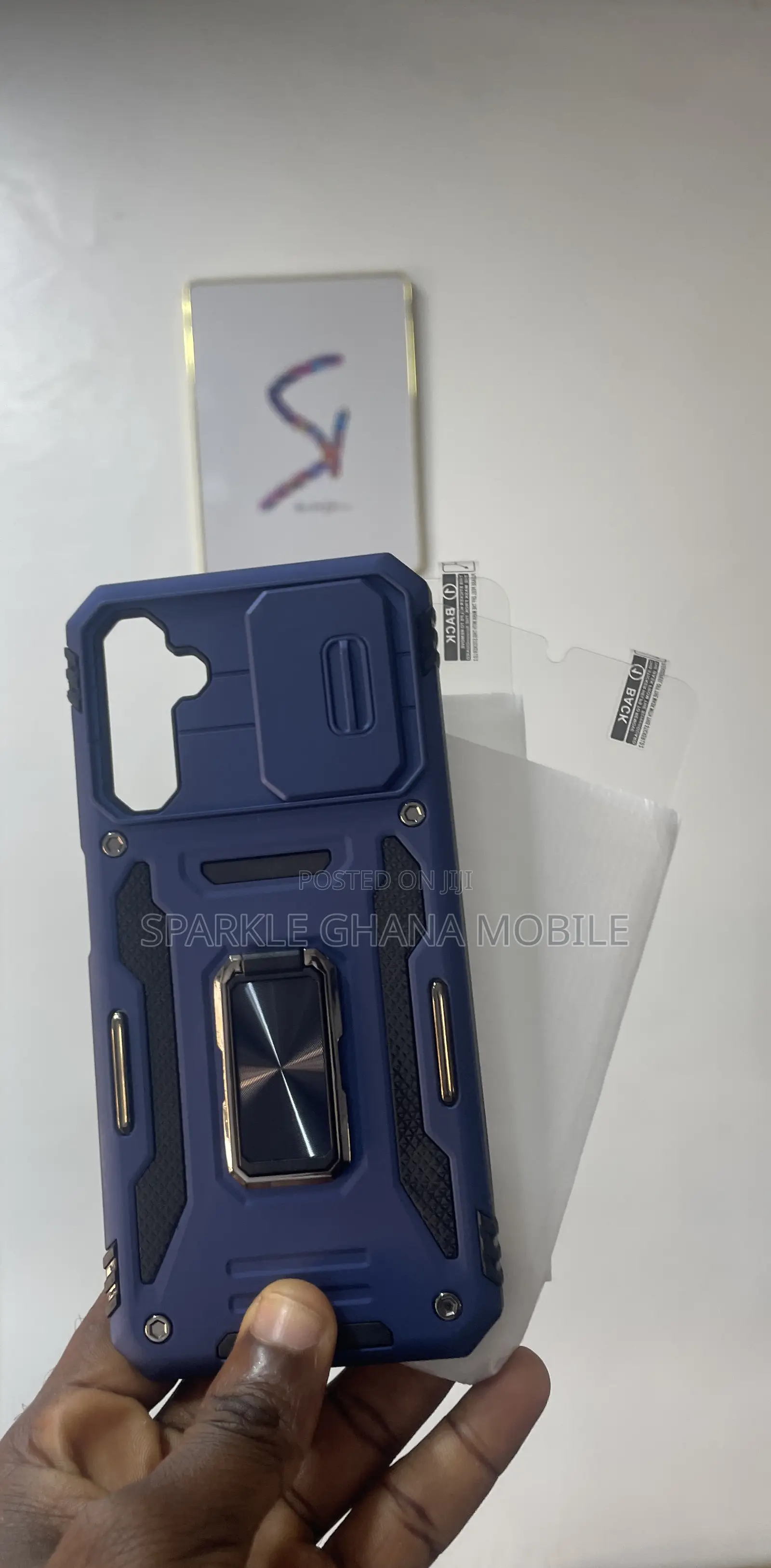 Samsung Galaxy A14 Dark Blue Armor Case