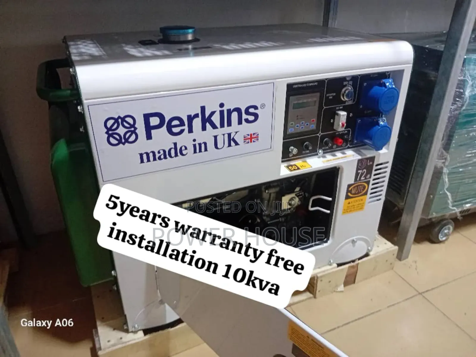 Reserve Tons 10kva 13000watts Diesel Generator Perkins