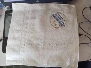 Embroidery on Towels, Shirts, Lacoste, Cap, Sash, Scarf, Etc