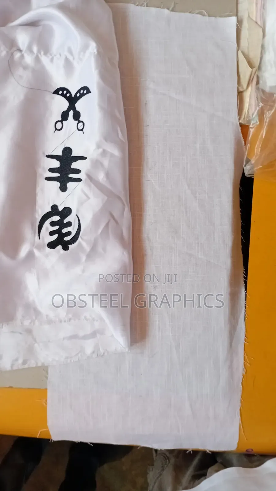 Embroidery on Towels, Shirts, Lacoste, Cap, Sash, Scarf, Etc