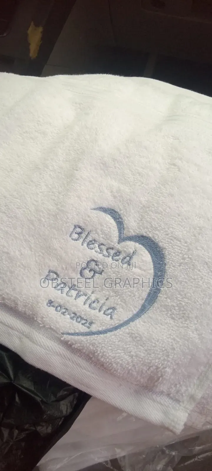 Embroidery on Towels, Shirts, Lacoste, Cap, Sash, Scarf, Etc