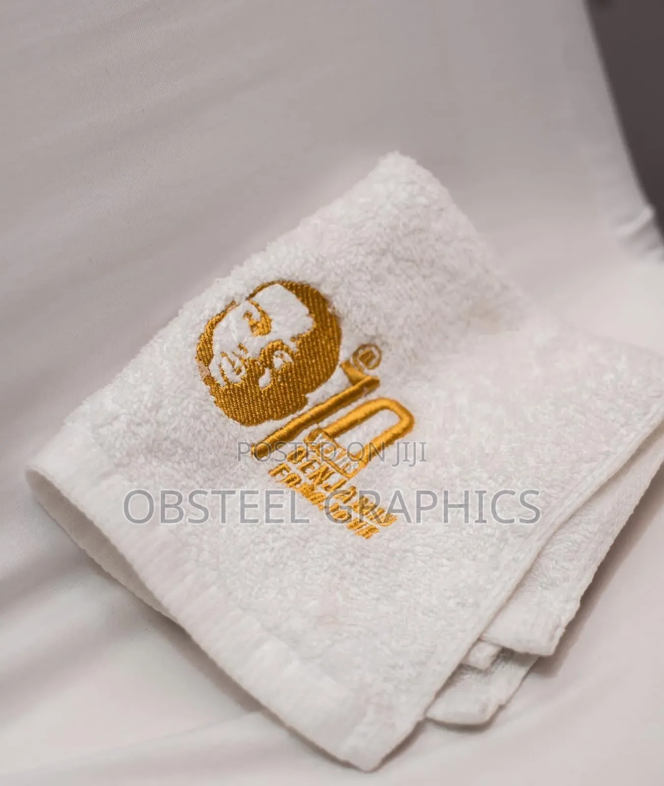 Embroidery on Towels, Shirts, Lacoste, Cap, Sash, Scarf, Etc