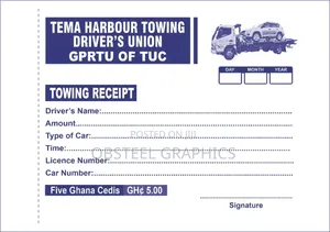 Printing Of Invoice, Receipt, Waybill, Log Book, Etc