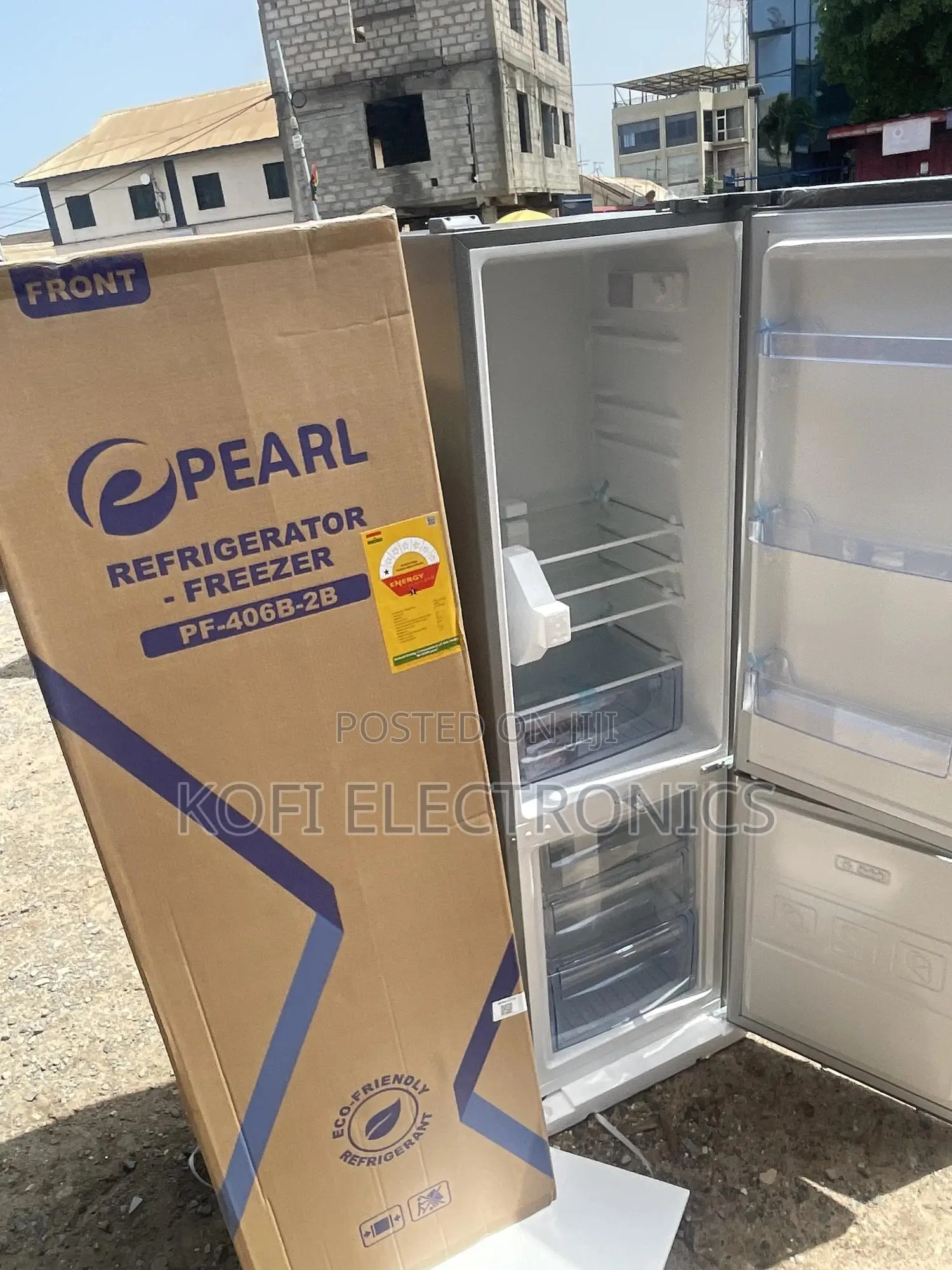 (Anti-Fungal Gasket)261litres Pearl Double Door Fridge