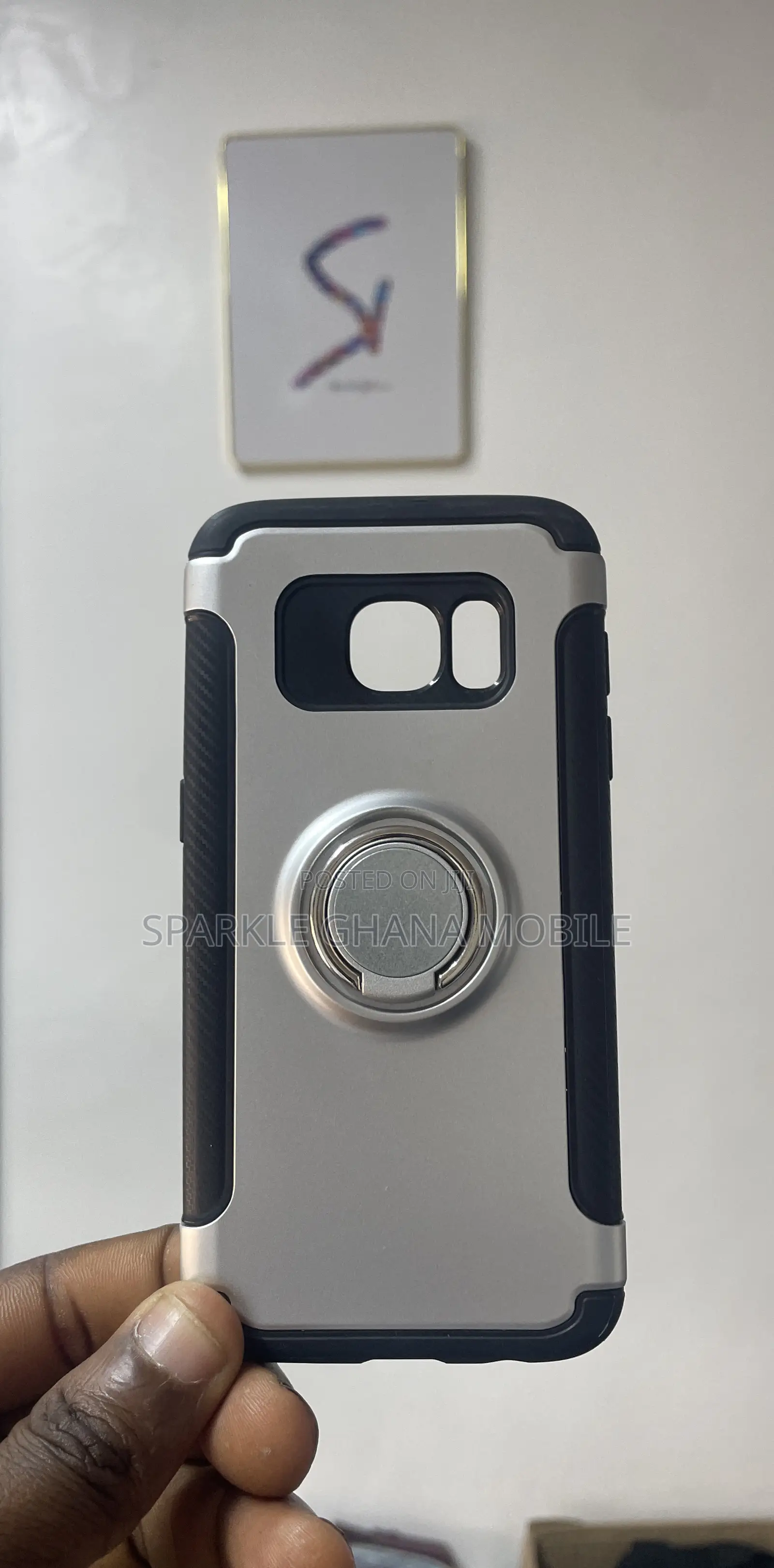 Samsung Galaxy S7 Edge Holster Silver Case