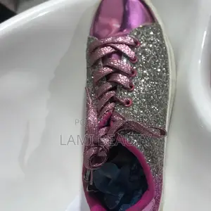 Purple Shiny Design Flat Shoe