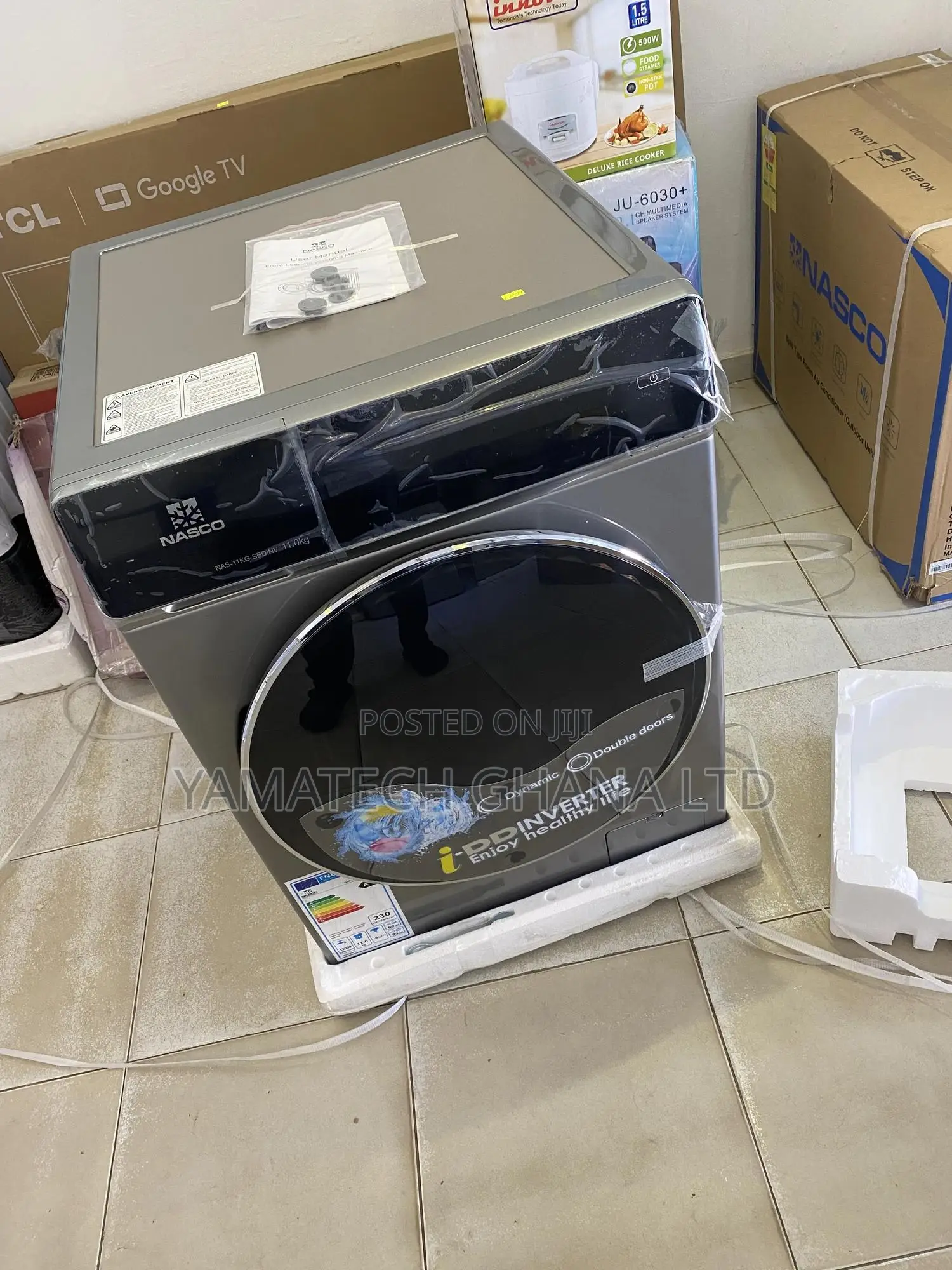 Nasco 11kg Fuly Automatic Washing Machine With Touch Screen