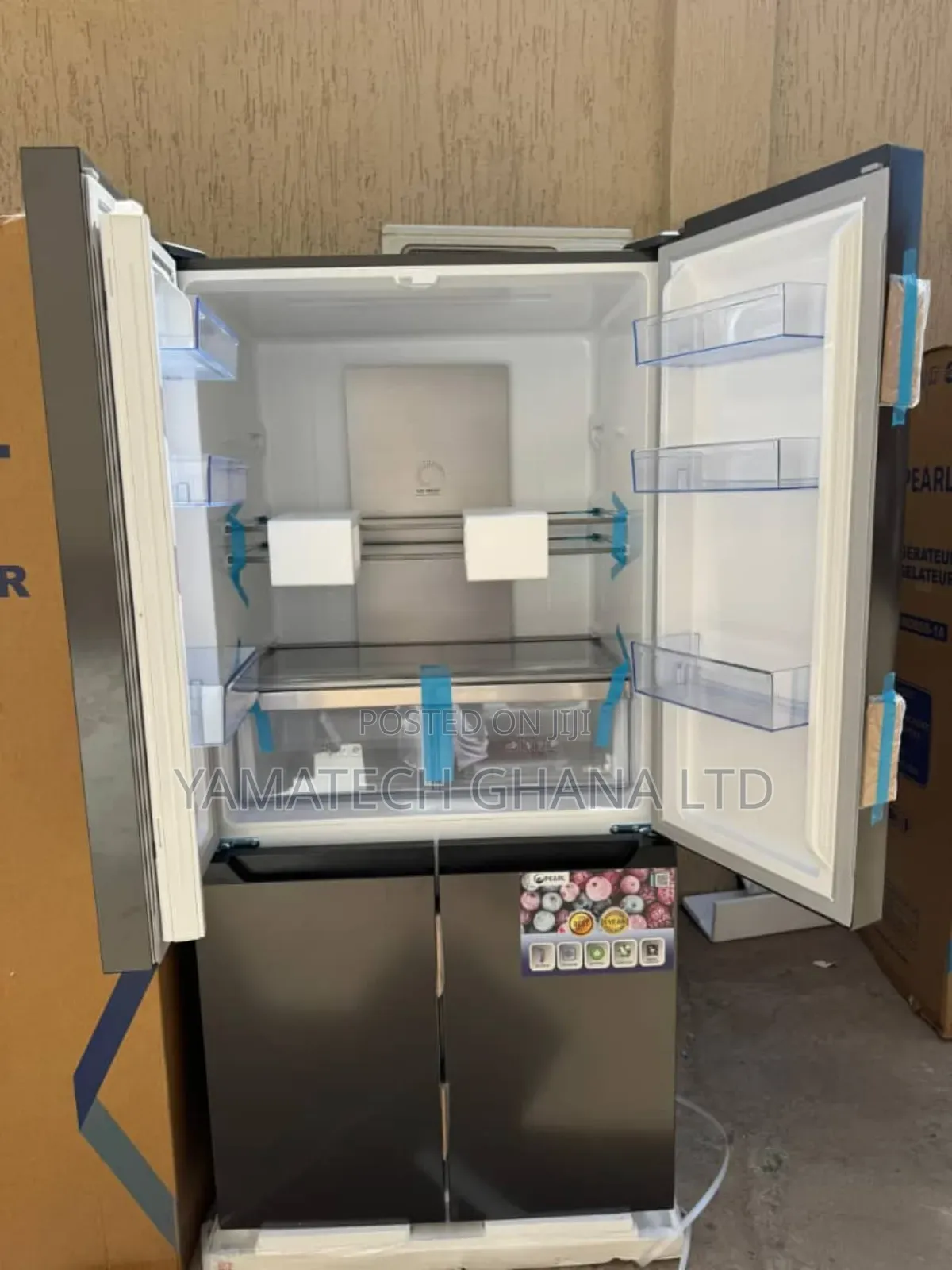 Pearl French Door Fridge With Dispenser Digital Led Screen