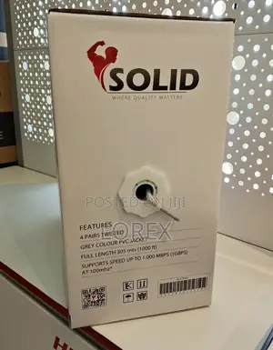 Solid Cat6 Utp Indoor Network Cable 305m
