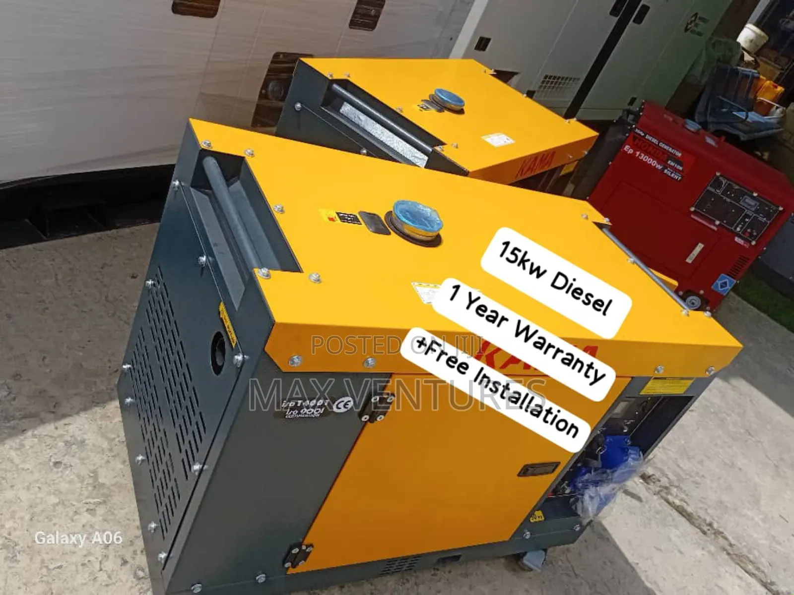 Kama 16500watts Diesel Generator Elitecraft