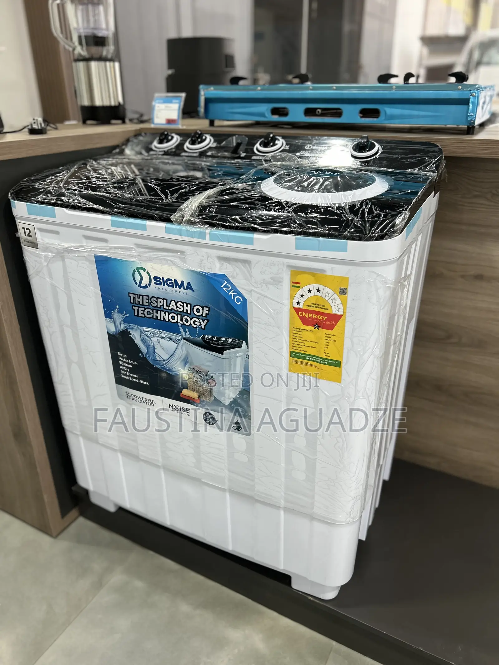 Sigma 10kg Twin Tab Washer