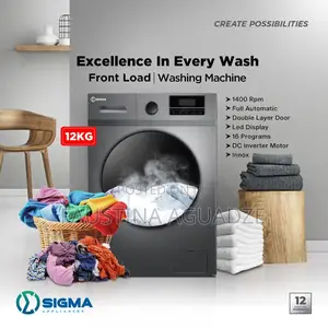 Sigma 12kg Front Load Washing Machine