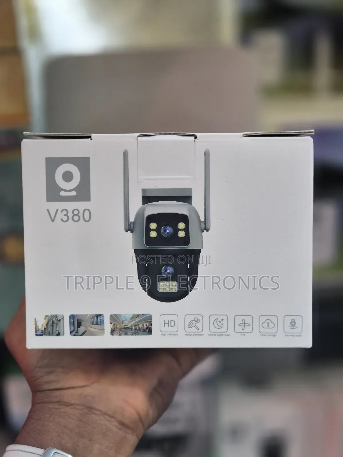 4g V380 Dual Lens Hd CCTV Camera.