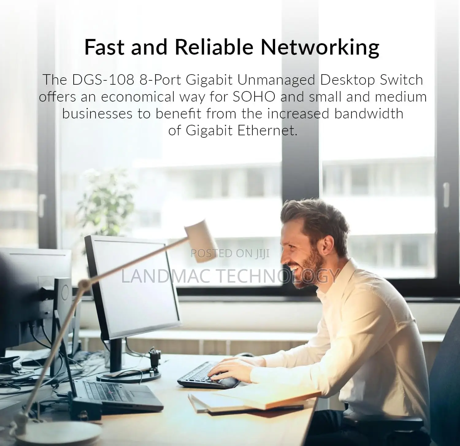 D-Link DGS-F108 8 Port Gigabit Desktop Switch