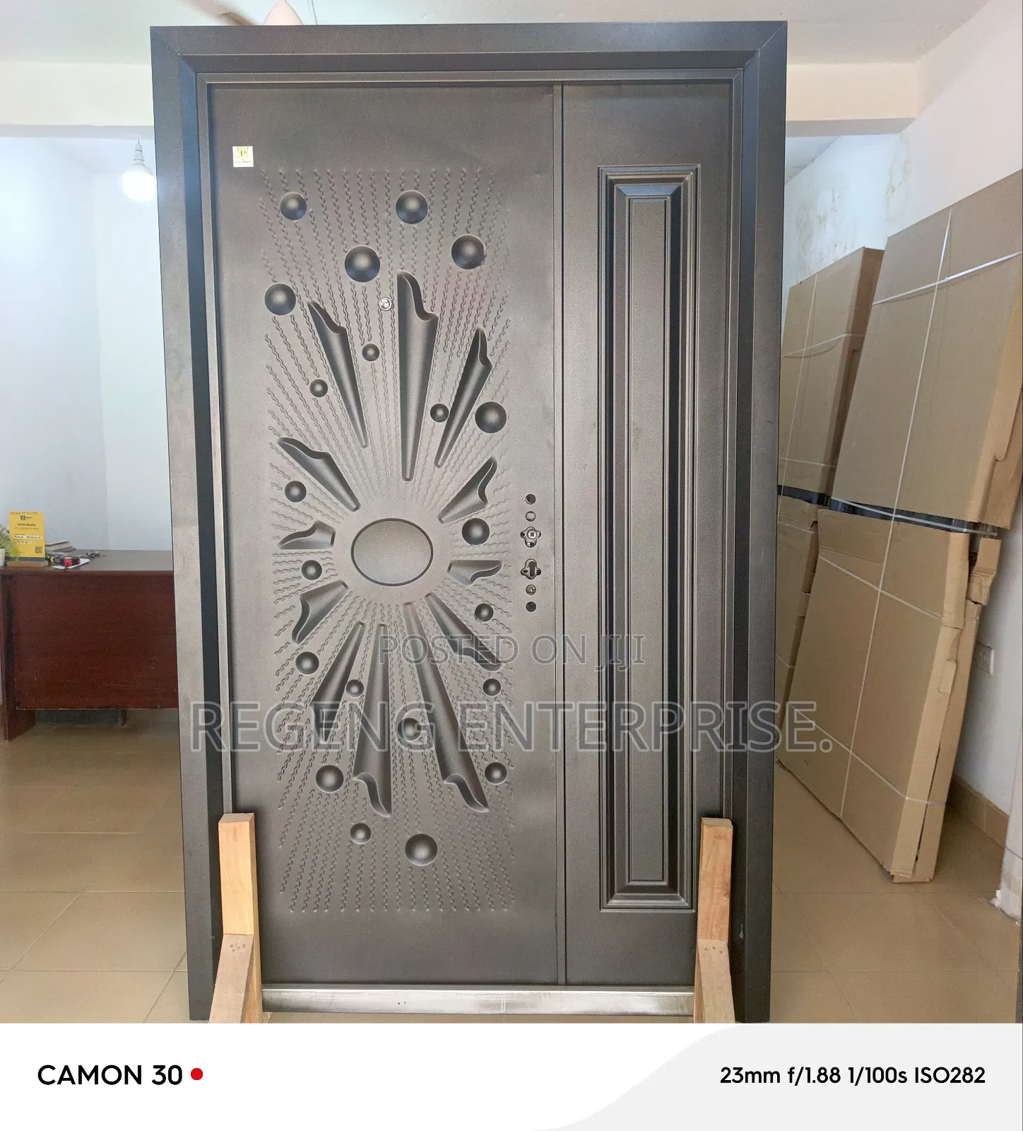Exclusive Black Security Door (4ft)