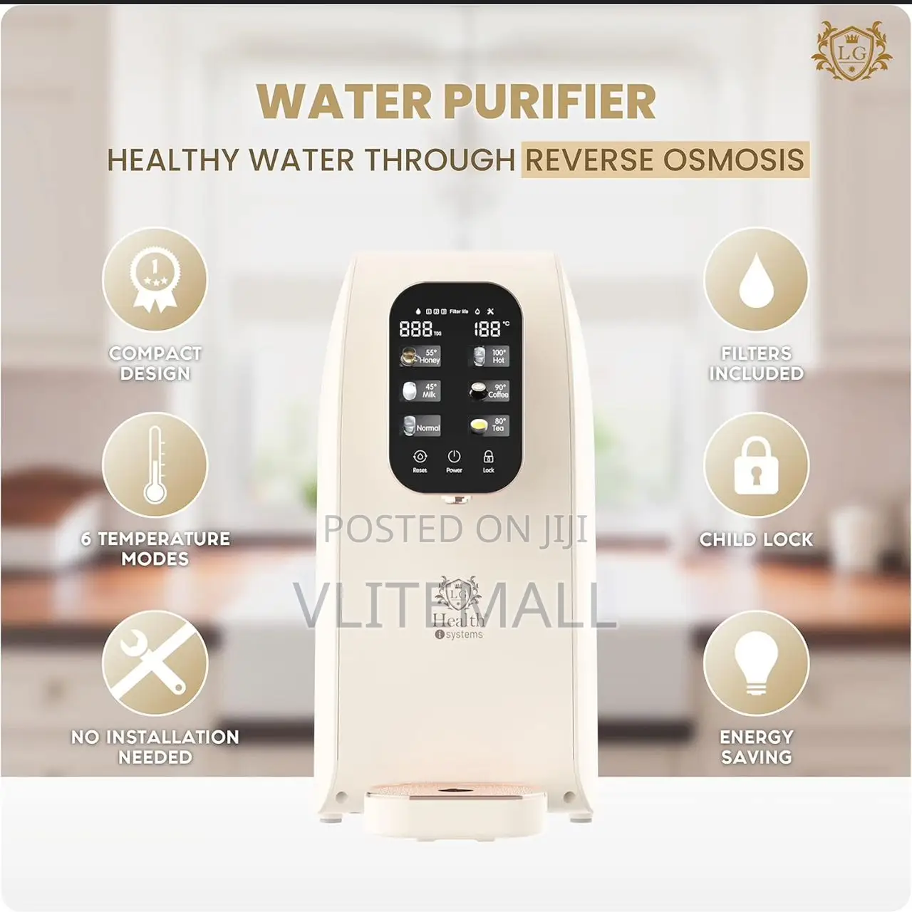 Water Purifer Healthy Water Through Reverse Oamosis