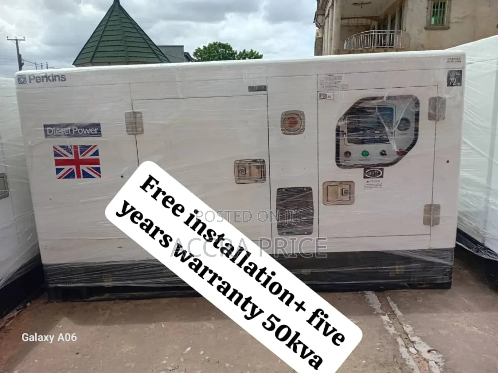 Free Installation on Diesel Generator 50kva Perkins Uk