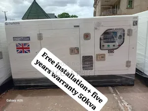 Free Installation on Diesel Generator 50kva Perkins Uk