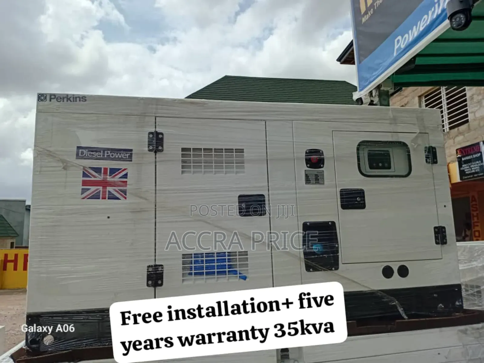 Service Support on Diesel Engine Perkins 35kva Generator