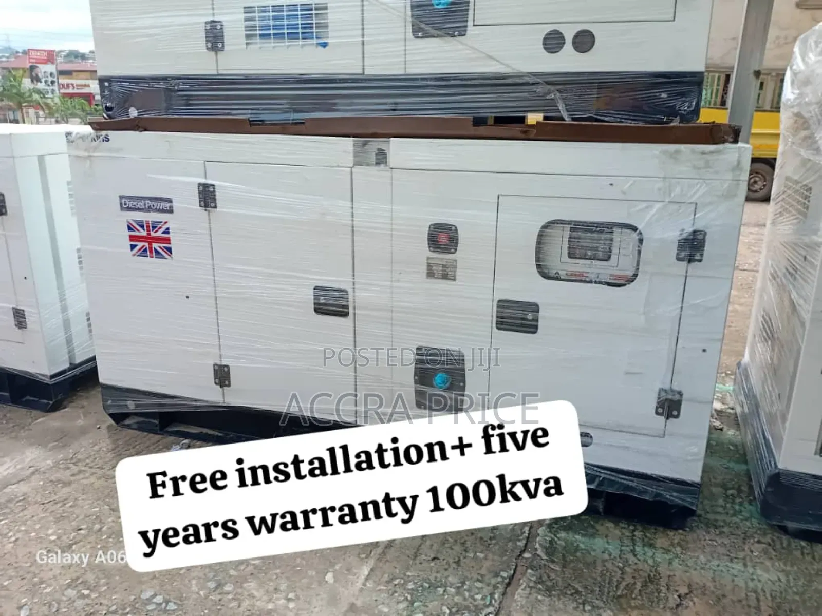 Service Support on Diesel Engine Perkins 100kva Generator