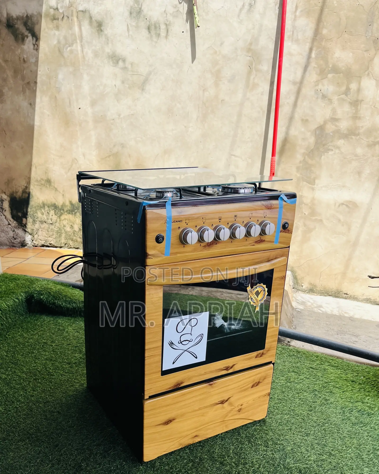 Lovely Design Volcano Wooden 50x50 Automatic Ignition.