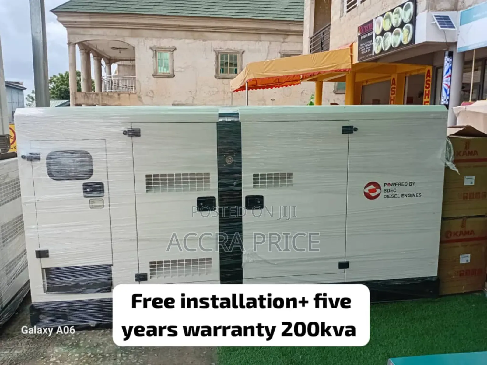 Service Support on Diesel Engine Perkins 200kva Generator