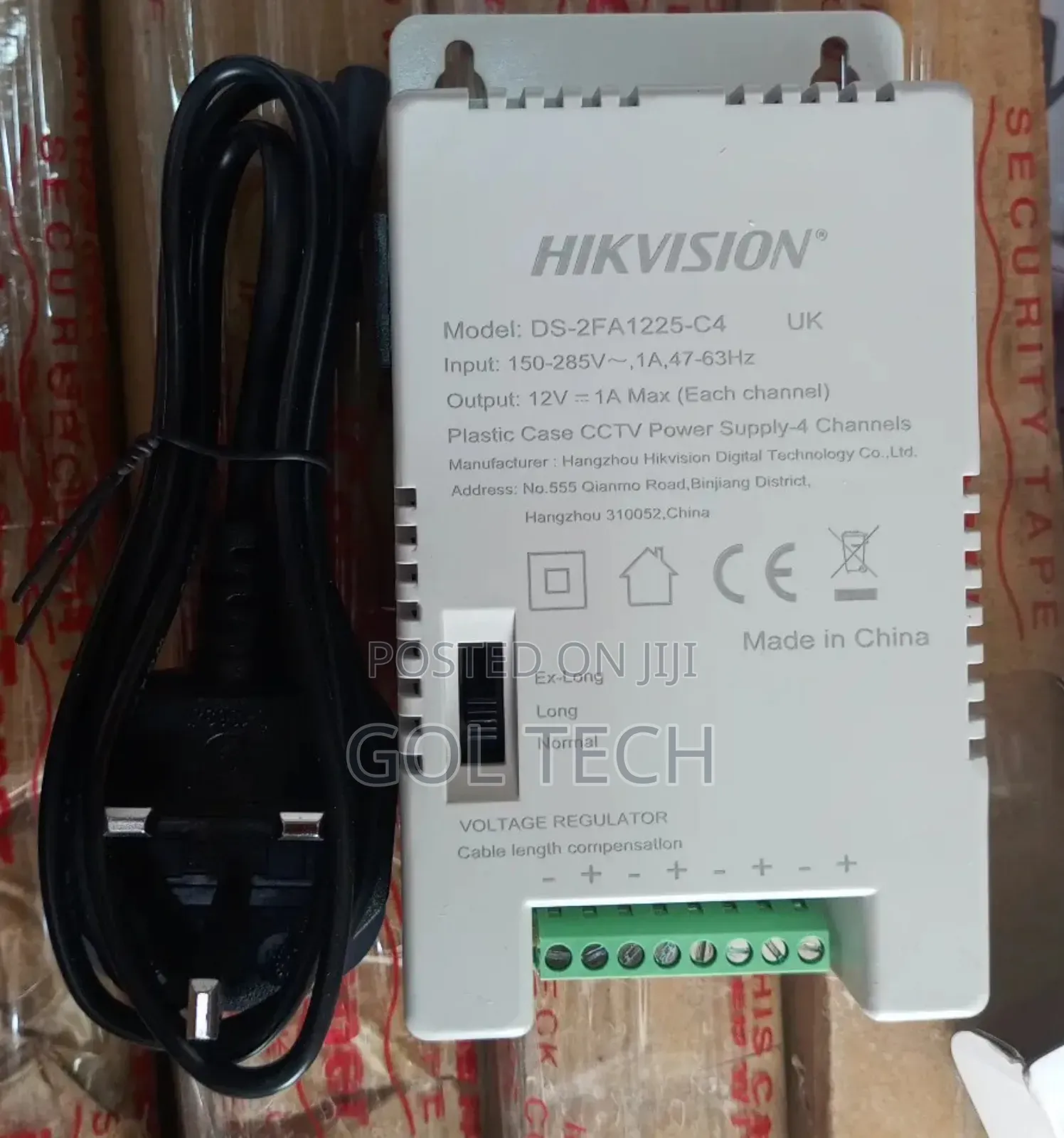 4ch CCTV Power Supply Hikvision