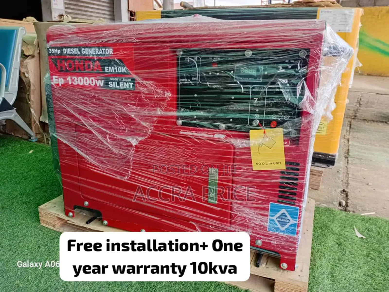 Free Installation on Diesel Generator 10kva Honda Uk