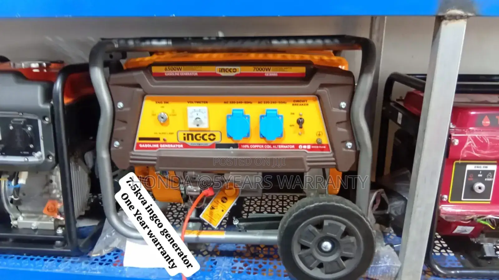 Better Generator Performance Ingco 7.5kva Petrol Generator
