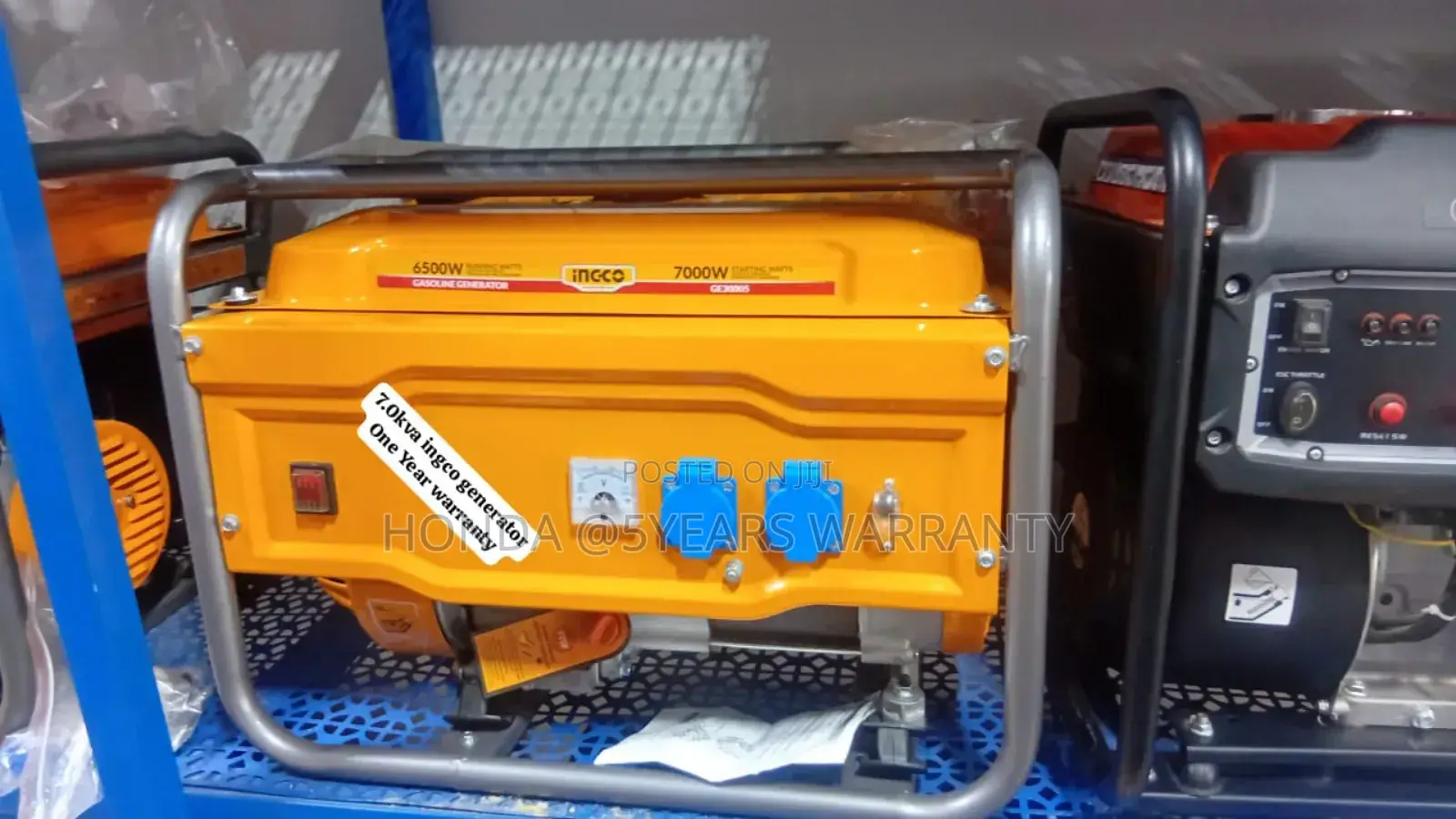Business Generator Solution Ingco 7kva 7000watt Generator
