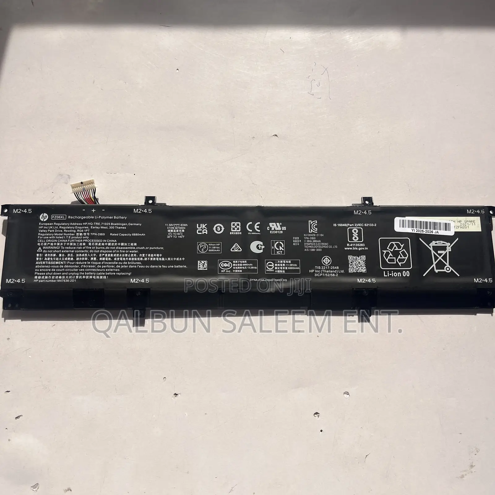 Hp Fz06xl Laptop Battery For Hp Envy 16-h0000 16-h0787nr