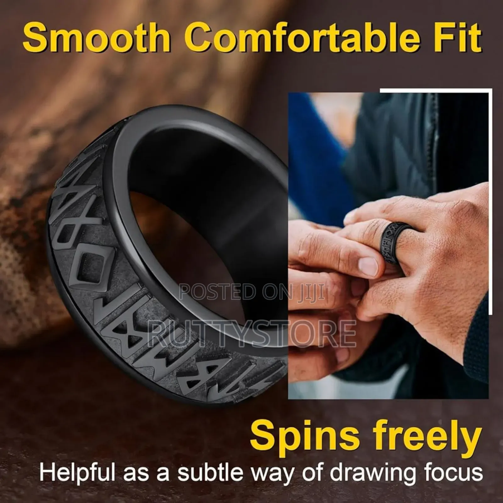 Original Chainspro Men's Viking Spinner Ring