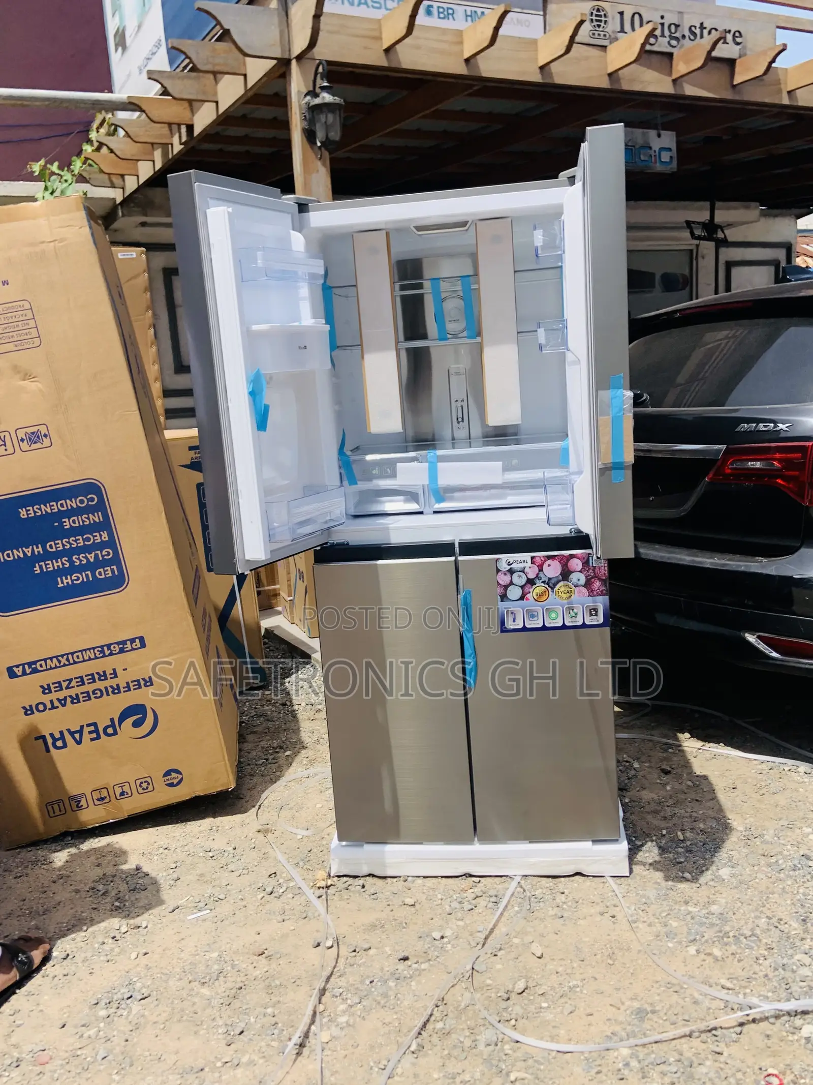Adorable 4 Doors Pearl Sidebyside Bottomfreezer Pf-613md