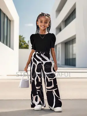 Beautiful Crop Top With Trouser for 3-6yrs Only