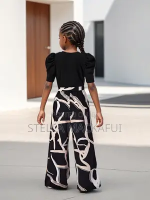 Beautiful Crop Top With Trouser for 3-6yrs Only