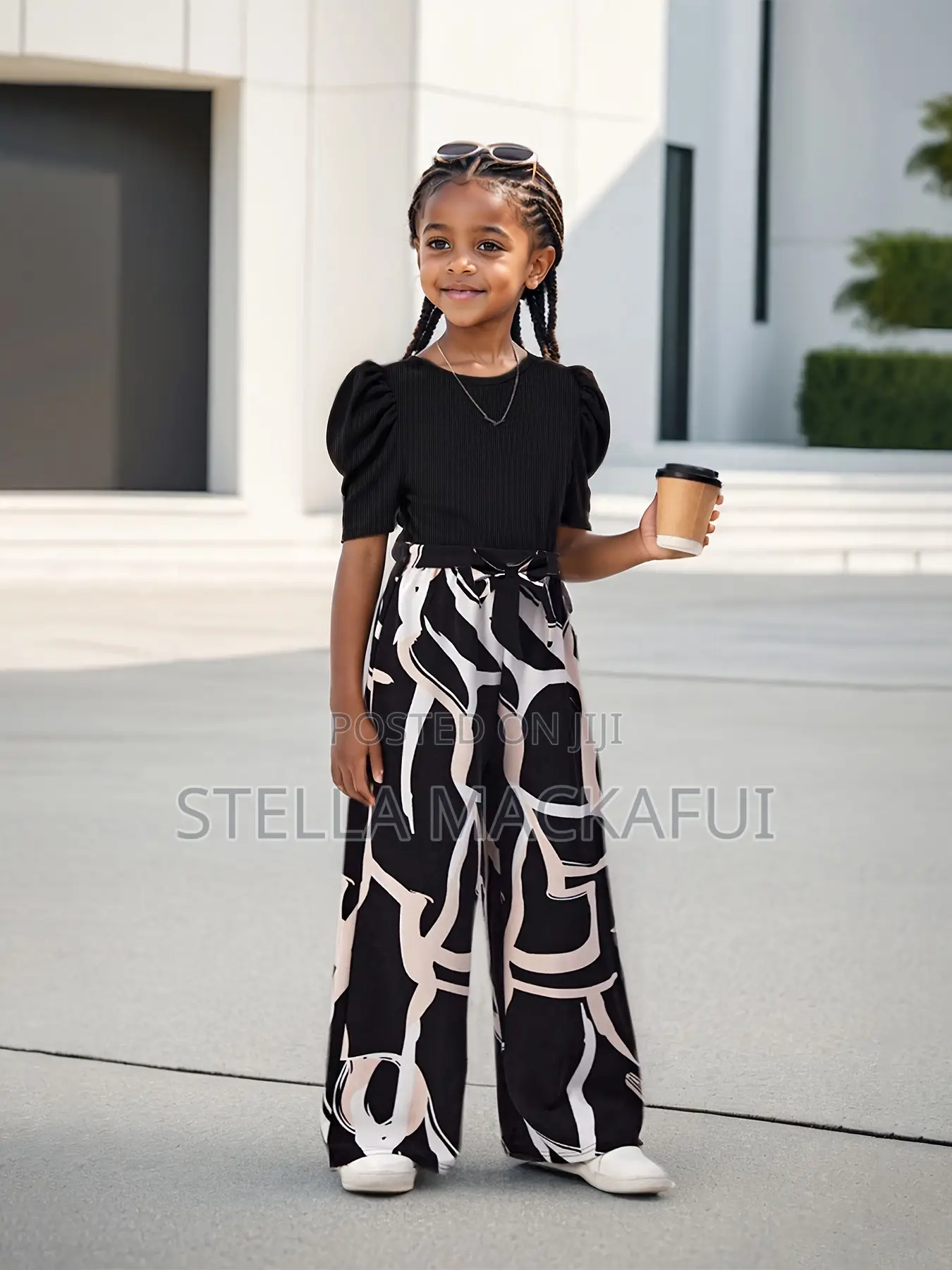 Beautiful Crop Top With Trouser for 3-6yrs Only