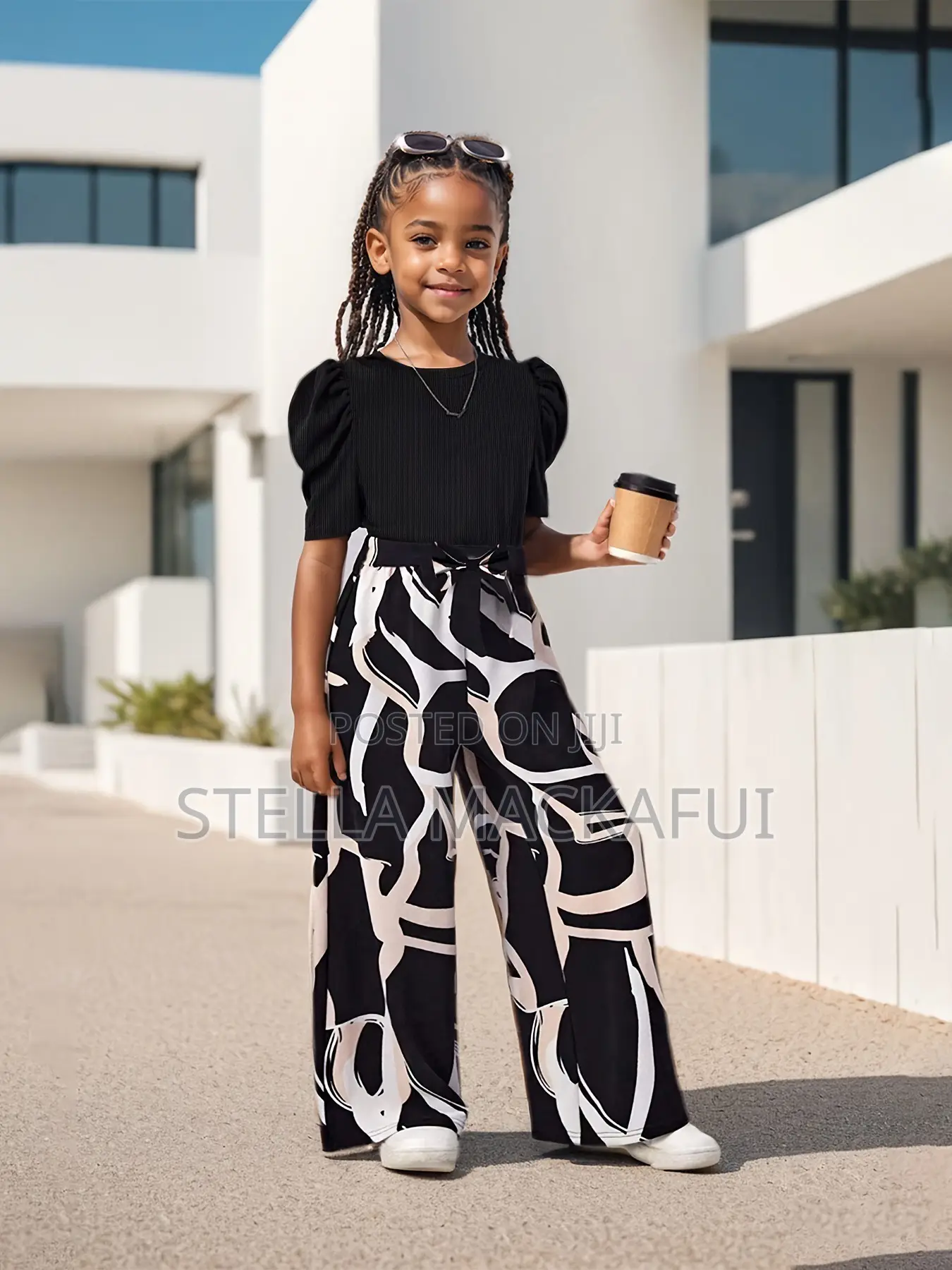 Beautiful Crop Top With Trouser for 3-6yrs Only