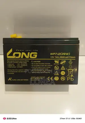 Long Merlin4 Energizer Battery 12v 7ah