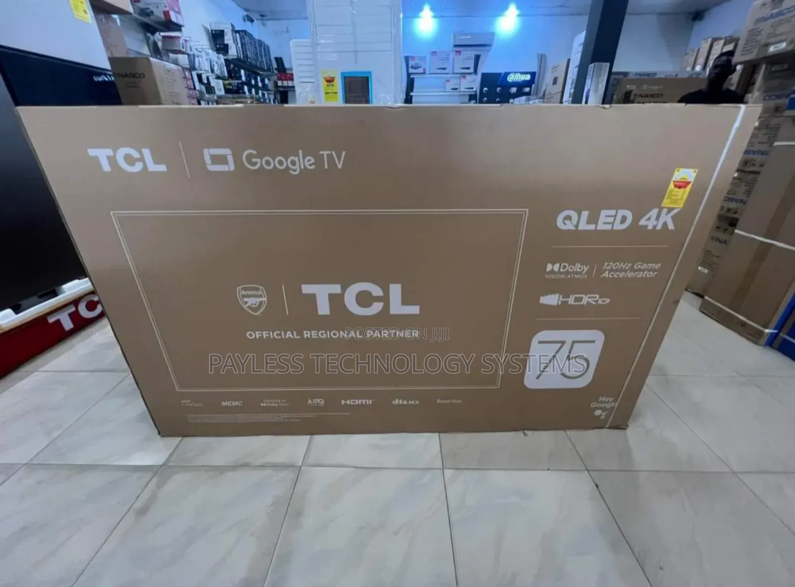 TCL 75 Inches Qled Android Google Televisions