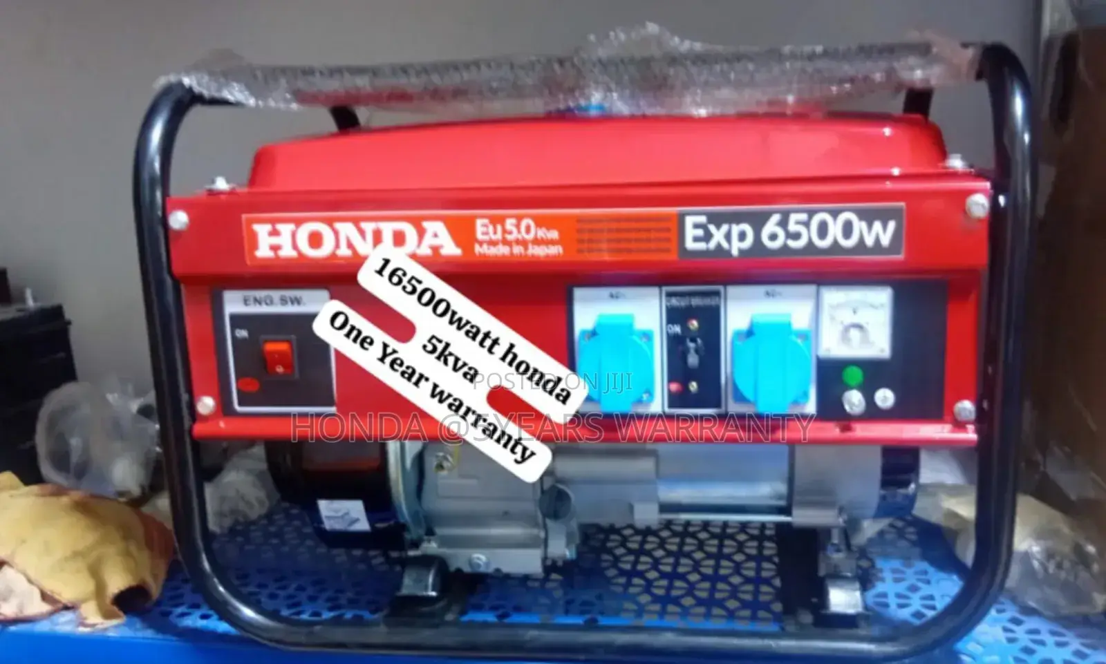 Generator Efficiency Ratings Honda 5.0kva 6500watt Petrol