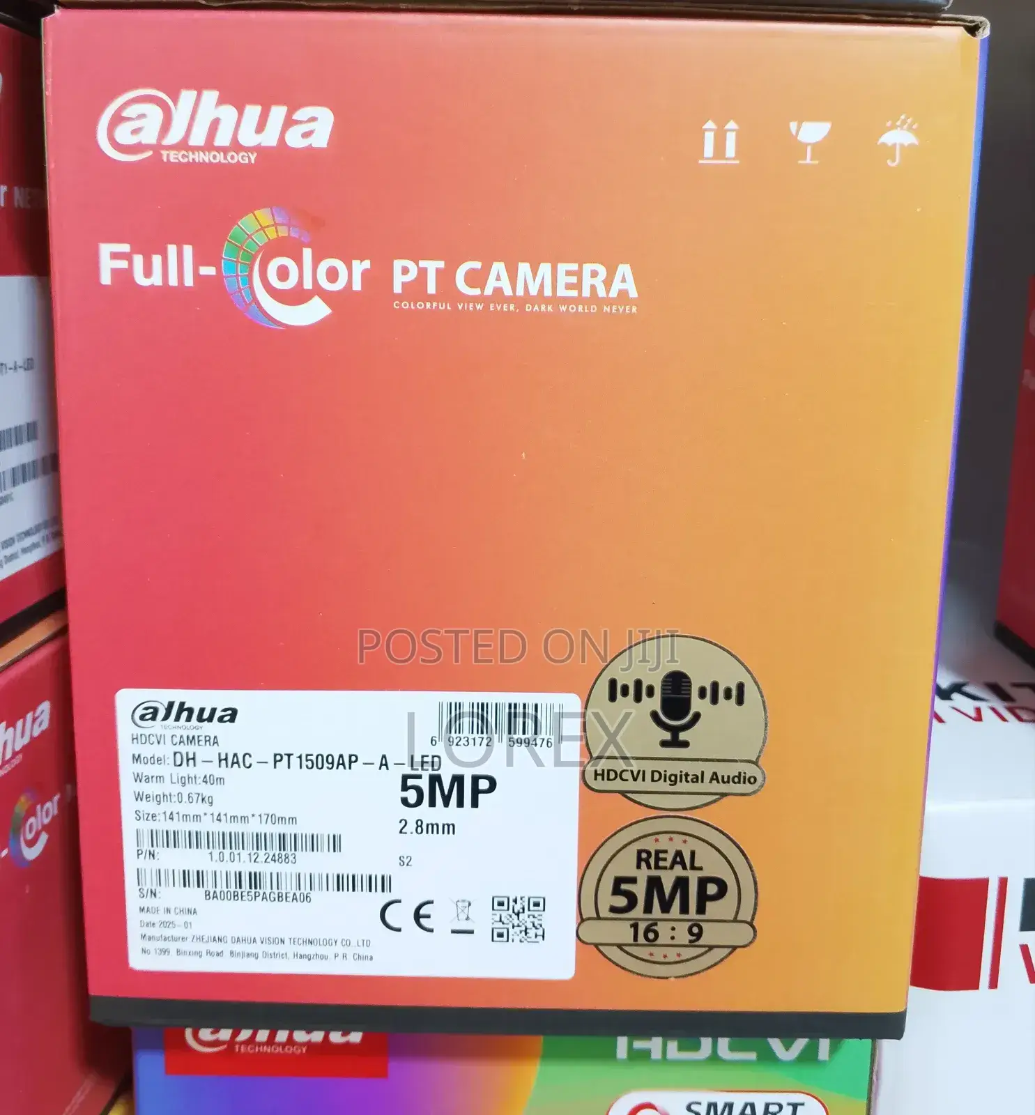 Dahua Analog Mini PTZ 5mp Audio Hac-Pt1509a-a-Led