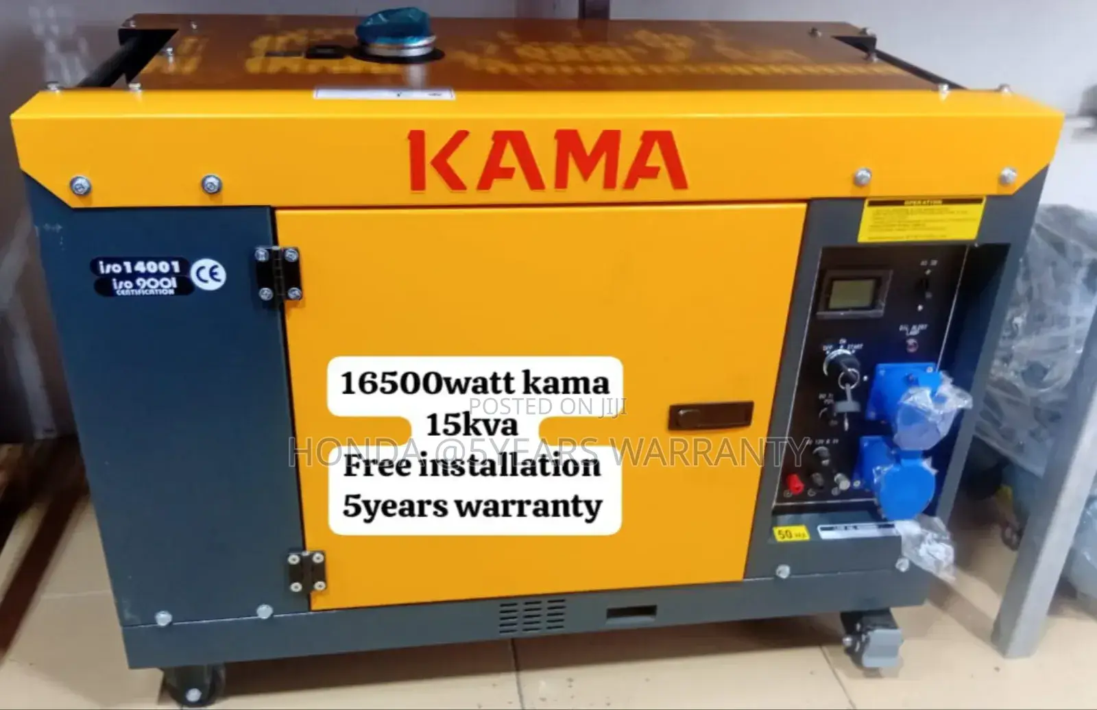 Our Generator Your Power Kama 15kva 16500wax Diesel 15kva