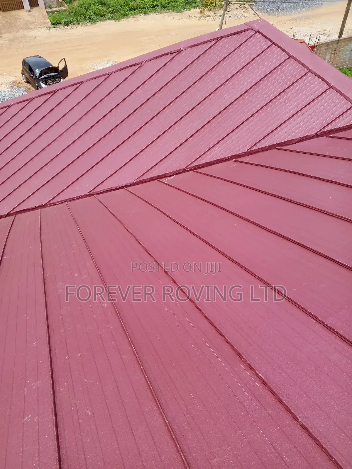 Longspan Modern Selflock Roofing Completed at Botwe- Omanjo