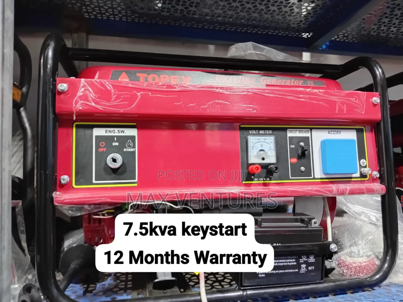 Topex 7.5kva Gasoline 230v Stratusnode