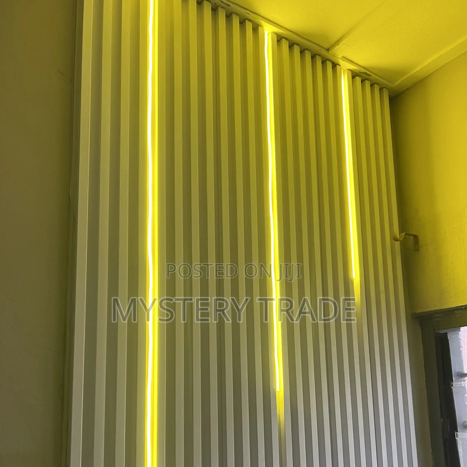 Neon Led Light in Wall Panels