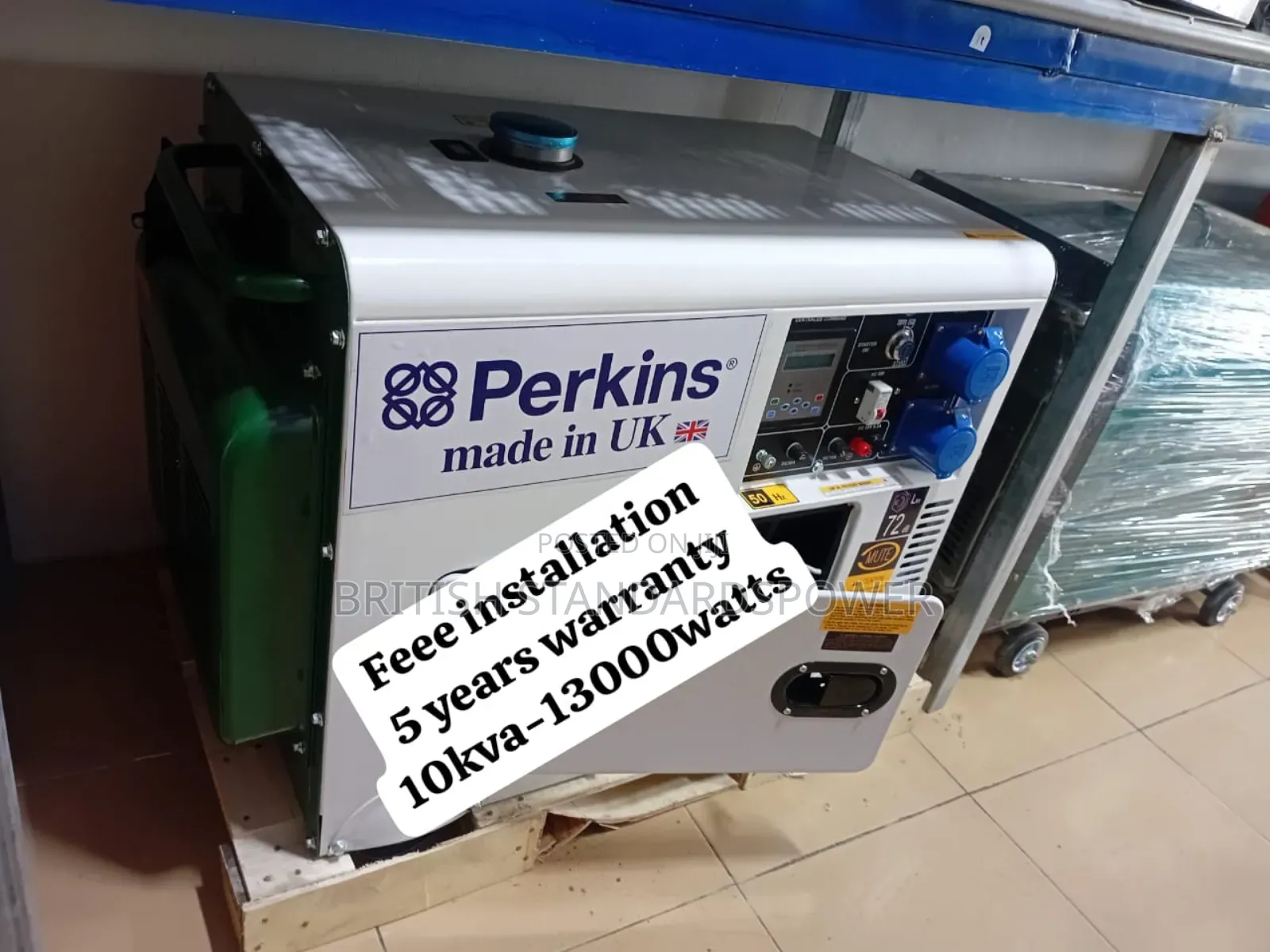 Splash Proof 10kva Diesel Genset