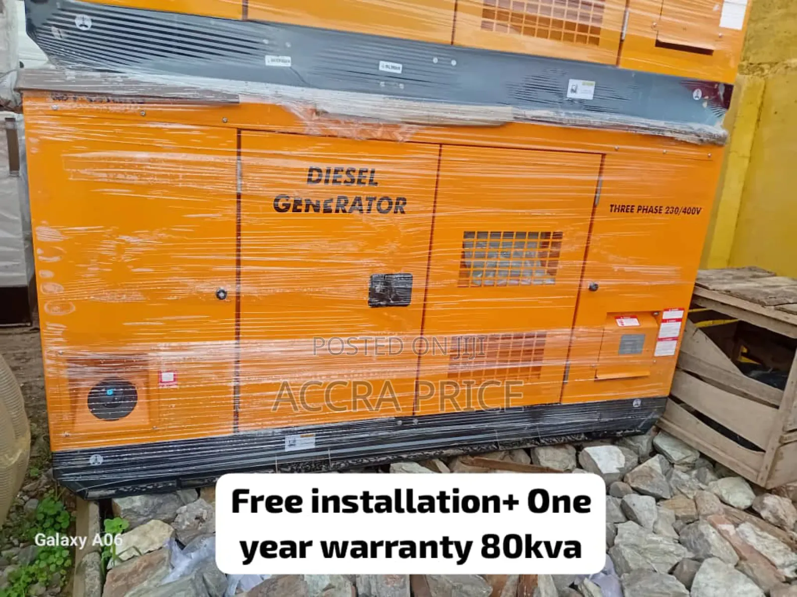 Service Support on Diesel Engine Perkins 80kva Generator